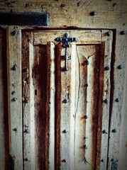 English Medieval Moated Manor House Oak Studded Door