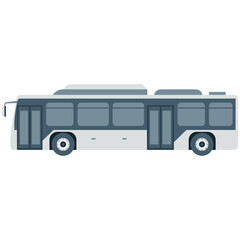 Public Bus Vector Icon