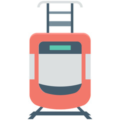 Tram Vector Icon