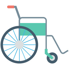 Fototapeta na wymiar Wheelchair Vector Icon