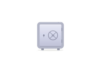 Strongbox icon. Safe vector illustration.