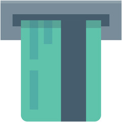 Atm Withdrawal Vector Icon