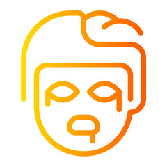 zombie gradient icon