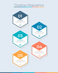 Timeline Infographics Design Marketing Icons. Usable for Workflow Layout, Diagram, Annual Report, Web Design. Business Data Visualization with steps or Processes