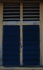 old wooden window