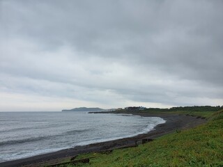 storm over the sea