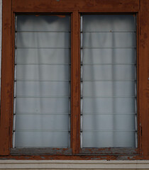 old wooden window