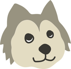 dog flat illustration