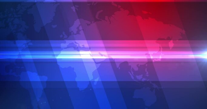 Abstract background world map, Cyber futuristic technology concept with copy space, 2D Geometry basic shape overlay Technology background 
