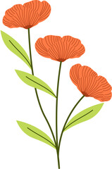 flower flat illustration