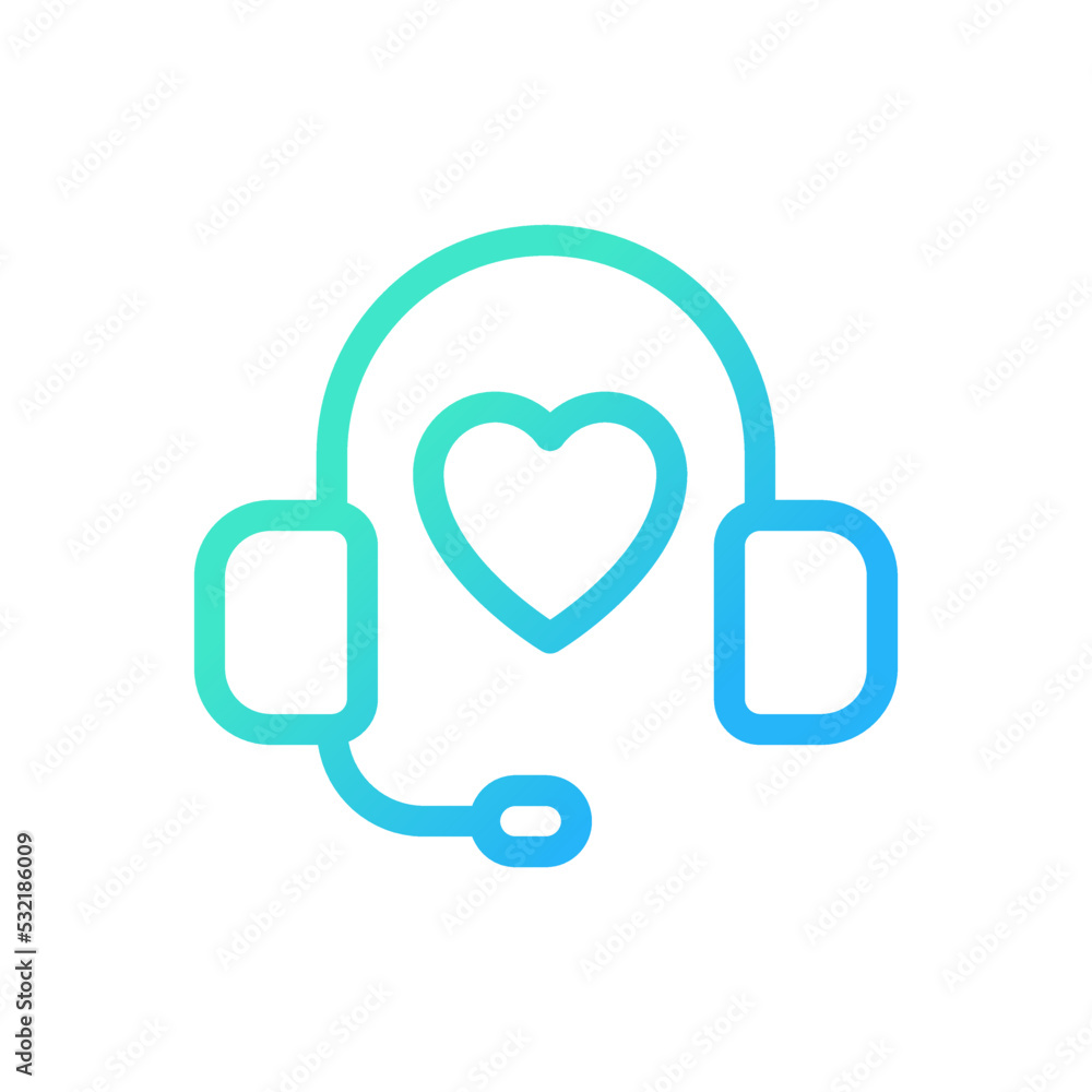 Poster clinical call center pixel perfect gradient linear ui icon. hospital helpdesk service. emergency. li
