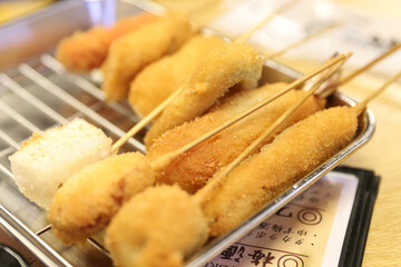 大阪の串カツ
