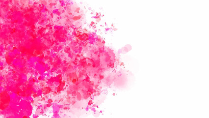Pink watercolor background for textures backgrounds and web banners design