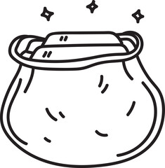 money hand drawn illustration