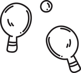 sport material hand drawn icon