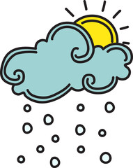 weather hand drawn icon