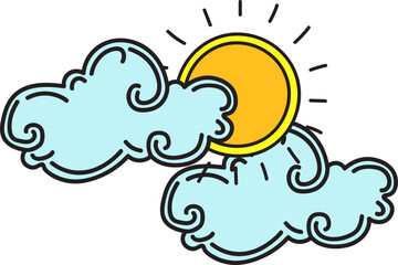 weather hand drawn icon