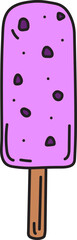 ice cream hand drawn icon