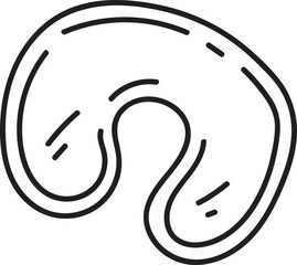 baby sleep material hand drawn icon