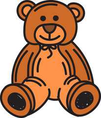 baby sleep material hand drawn icon