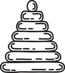 toys hand drawn icon