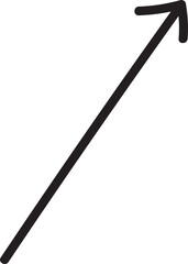 arrow hand drawn icon