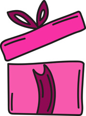 birthday material hand drawn icon