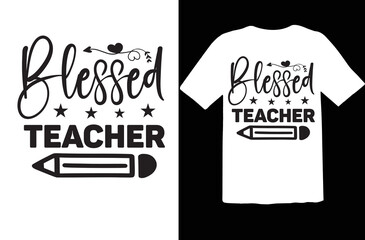 Blessed Teacher svg design