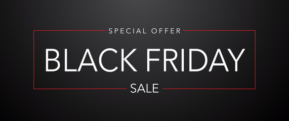 Obraz premium Black Friday Super Sale Logo