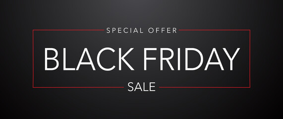 Obraz premium Black Friday Super Sale Logo