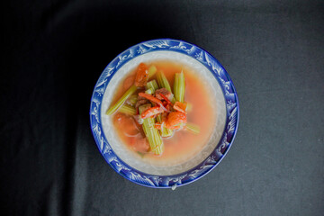 Moringa sour soup