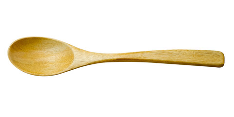 Wooden spoons on burlap background stock photo