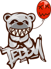 teddy bear metal 