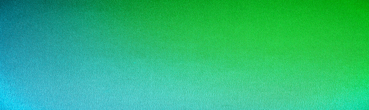 Green turquoise teal blue abstract texture background. Color gradient. Colorful matte background with space for design. Toned canvas fabric. Web banner. Wide. Long. Panoramic. Website.