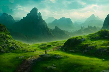 Keuken foto achterwand Fantasie landschap Beautiful fantasy landscape