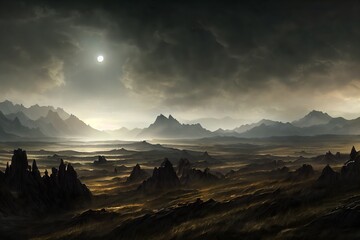 Obraz premium Beautiful fantasy landscape