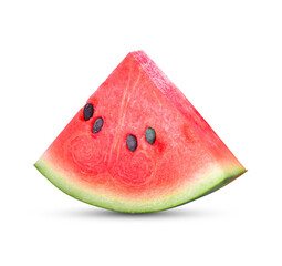 Fresh watermelon  on transparent background. fruit high vitamin C.