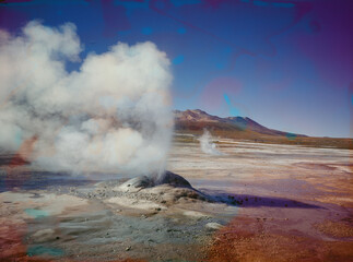 geyser,active,atacama,desert,fumarola,el tatio,antive,chile,atacama,amazing,excursion,condensation,extreme,geothemal,hear,hot,wather