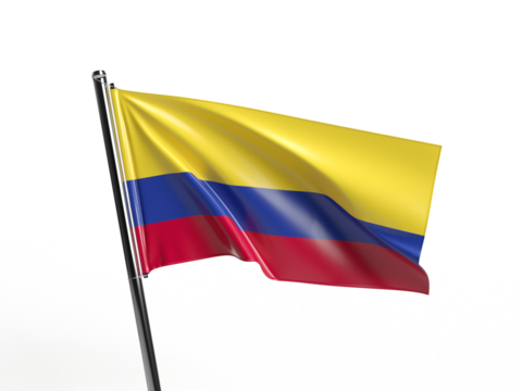 Colombia flag - Powered by Adobe