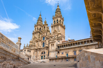 Cathedral of Santiago de Compostela, Spain - obrazy, fototapety, plakaty