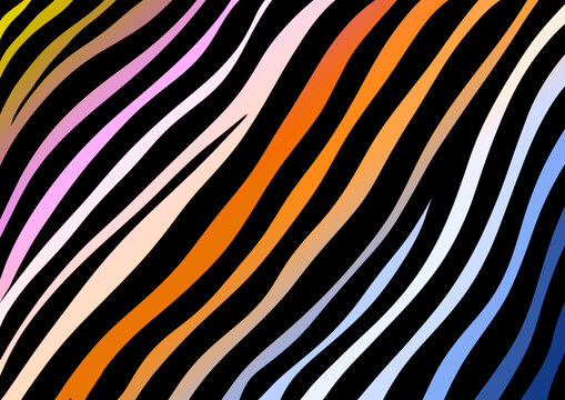 colorful zebra skin texture print pattern design
