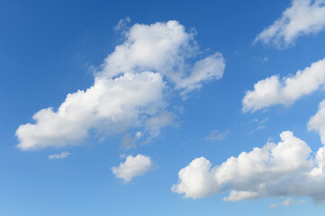Naklejka na ściany i meble Blue sky and clouds sky background 