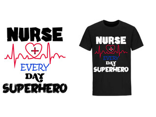 Nurse T shirt design.