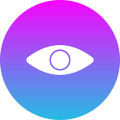 Show Gradient Circle Glyph Inverted Icon