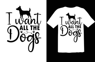 I want all the dogs svg design