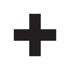 Obraz premium Medical Cross Icon Vector Illustration logo template Design
