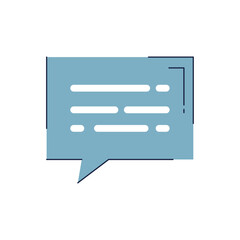 gray speech bubble message