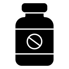 A unique design icon of supplement 