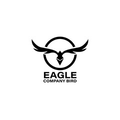 illustration of a bird. eagle design logo animal bird vector