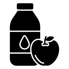 A unique design icon of healthy diet